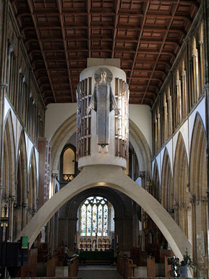 Llandaff Cathedral, Cardiff, Wales (Christ in Majesty)